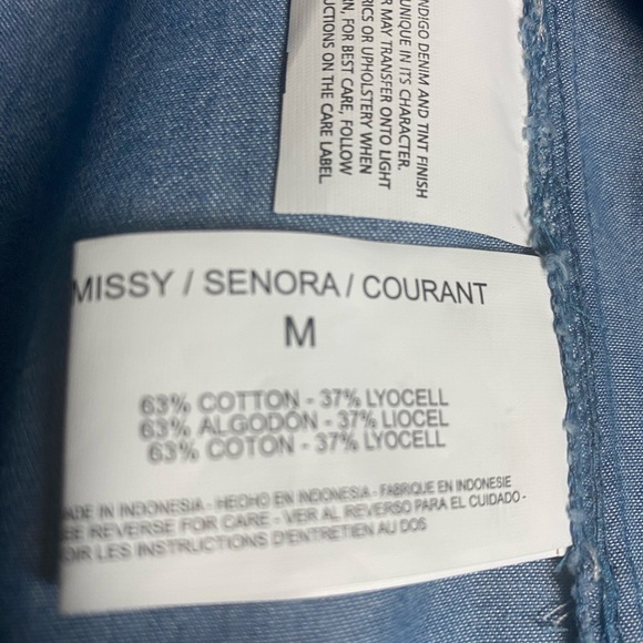 Gloria Vanderbilt 3/4 sleeve blue top blouse 🧩 - Picture 8 of 9